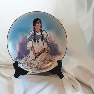 Ltd edition Prairie Woman collectable Plate. 1982